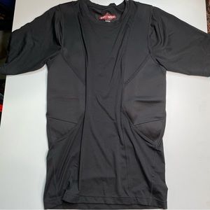 Tru Spec black Shirt Concealed Holster Undershirt mens large